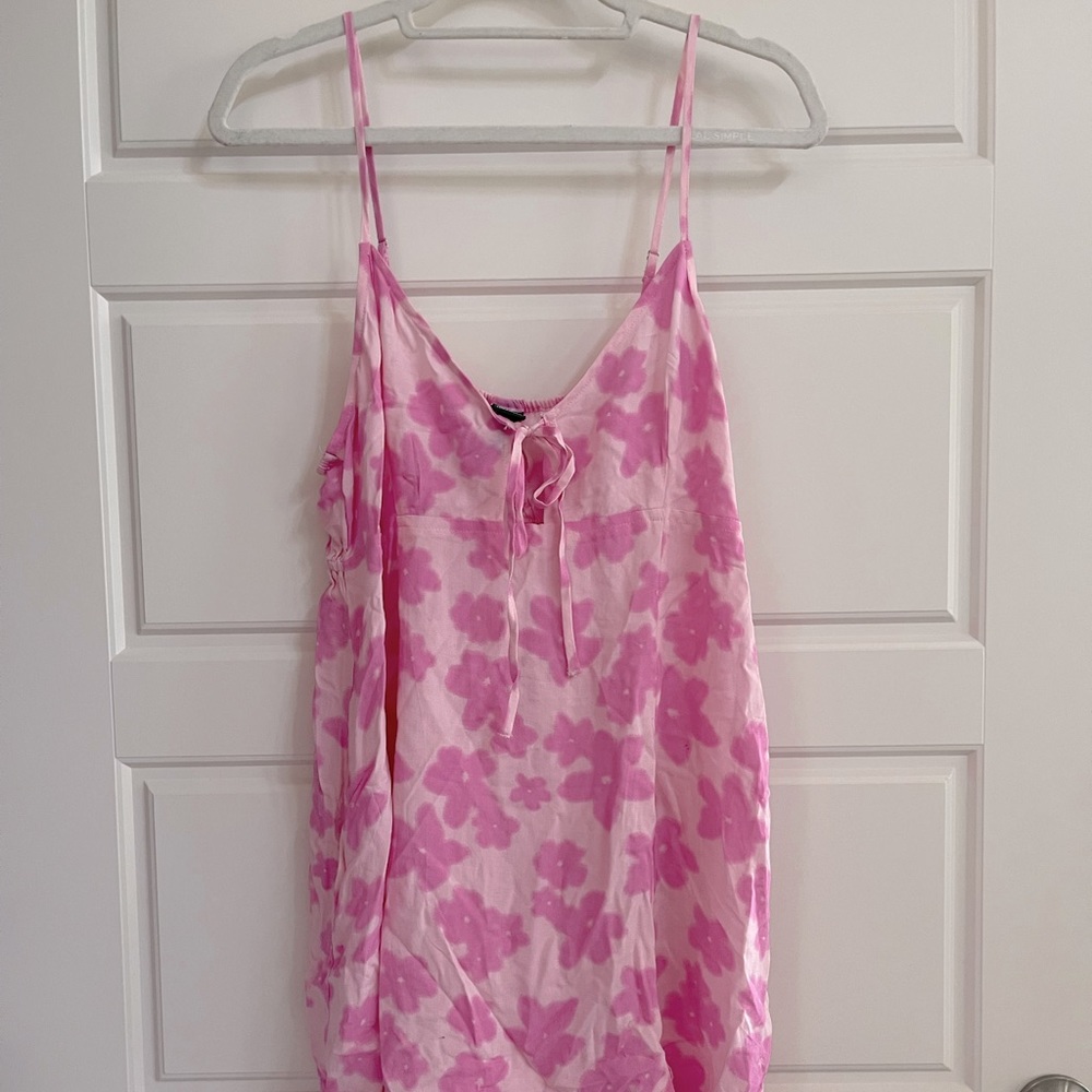 Floral Pink Sun Dress